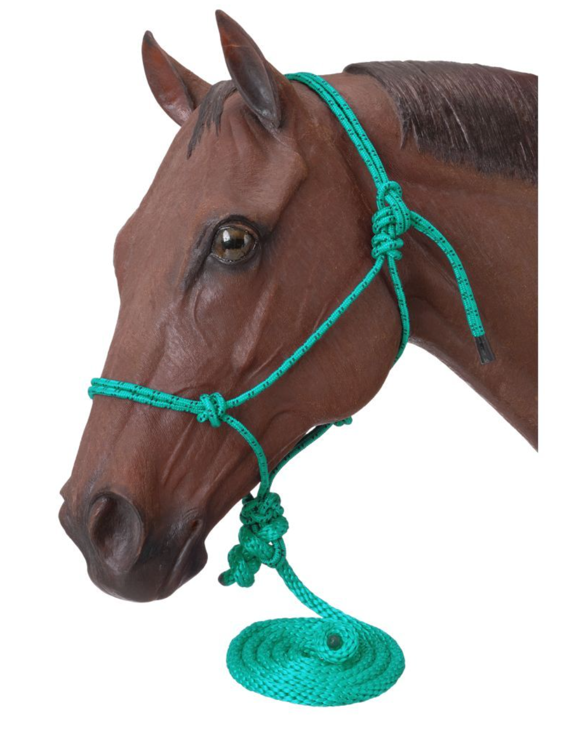 Poly Rope Tied Halter with Lead