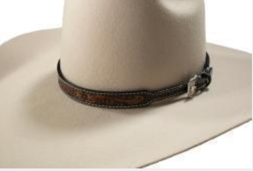 Twister Floral Tooled Hatband