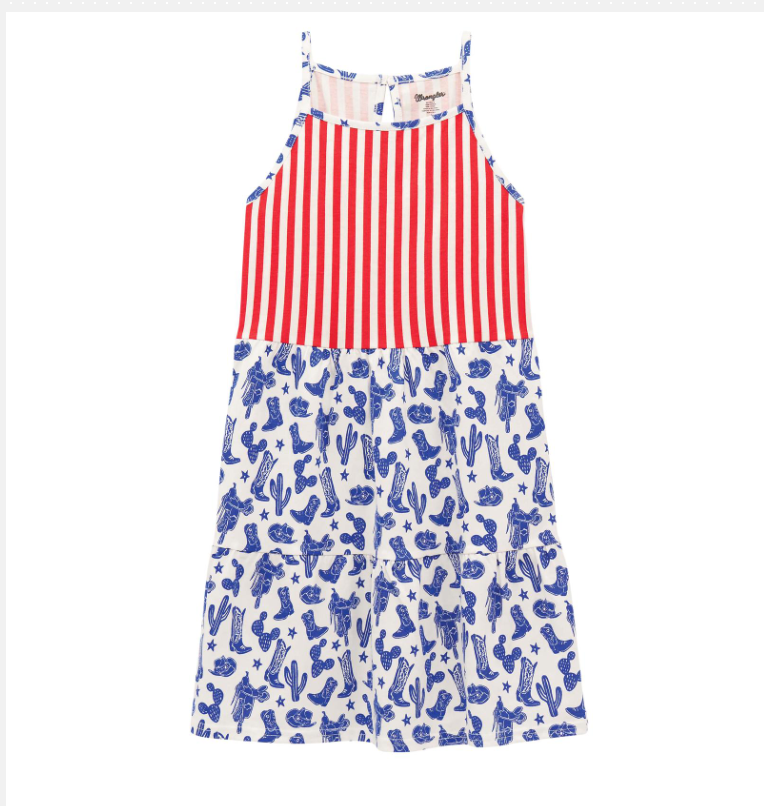 Wrangler® Girl's American Sweetheart Dress