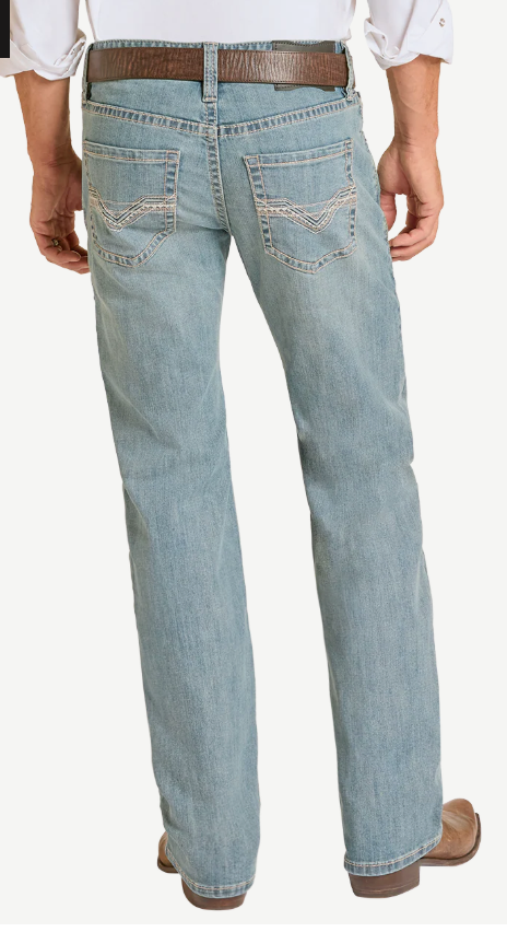 Men’s Rock n’ Roll Denim Pistol Straight Boot Jean
