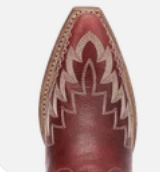 Roxelle Red Wide Calf Snip Toe by Laredo
