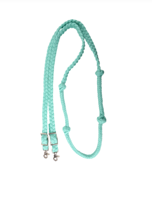 Braided Nylon Barrel Reins