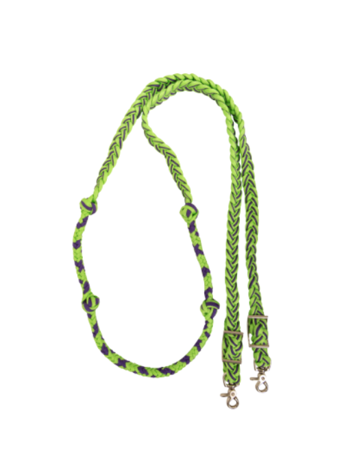 Braided Nylon Barrel Reins