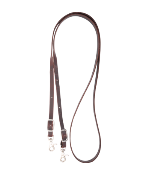 Latigo Roping Rein 5/8" Thick Buckle Snap Ends