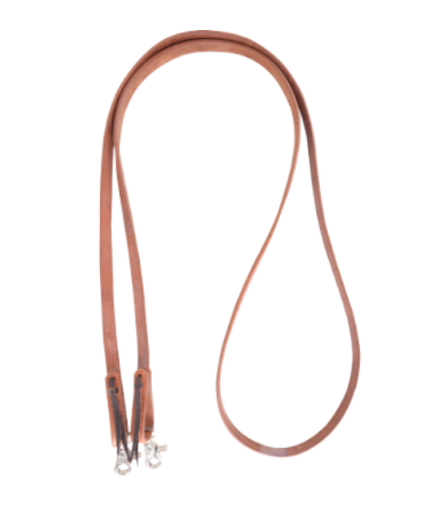 Harness Roping Rein 5/8" Thick Tied End Snaps