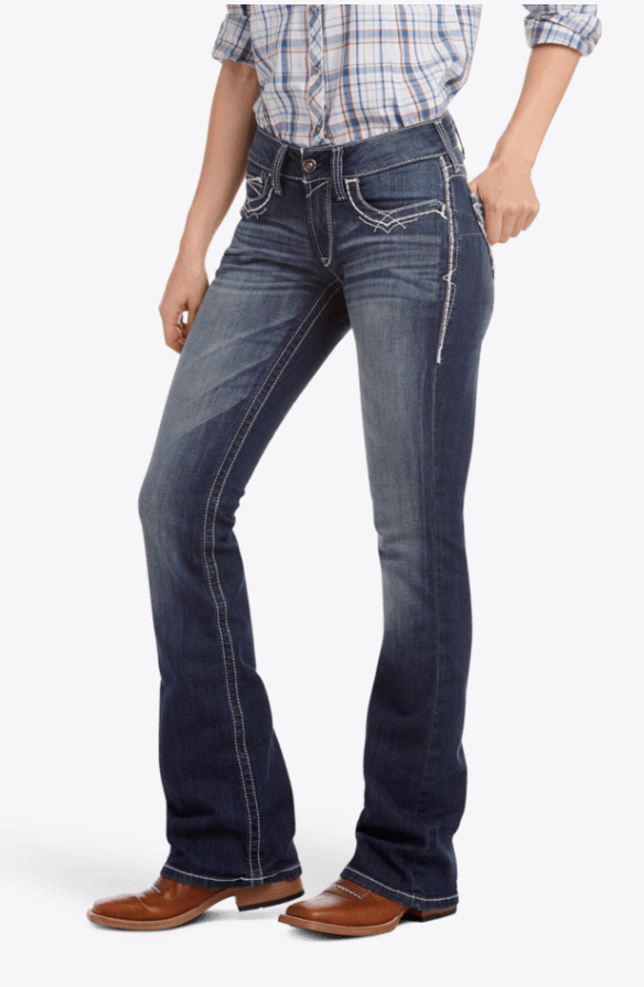 Ariat® Women's R.E.A.L. Mid-Rise Stretch Entwined Jean