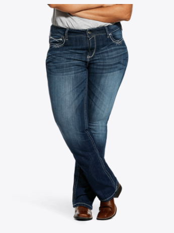 Ariat® Women's R.E.A.L. Mid-Rise Stretch Entwined Jean