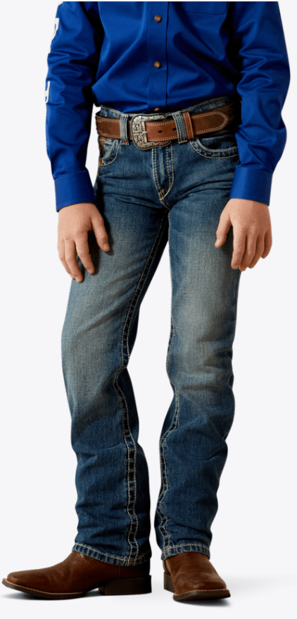 Ariat® Boys B5 Slim Charger Stackable Straight Leg Jean-Dakota