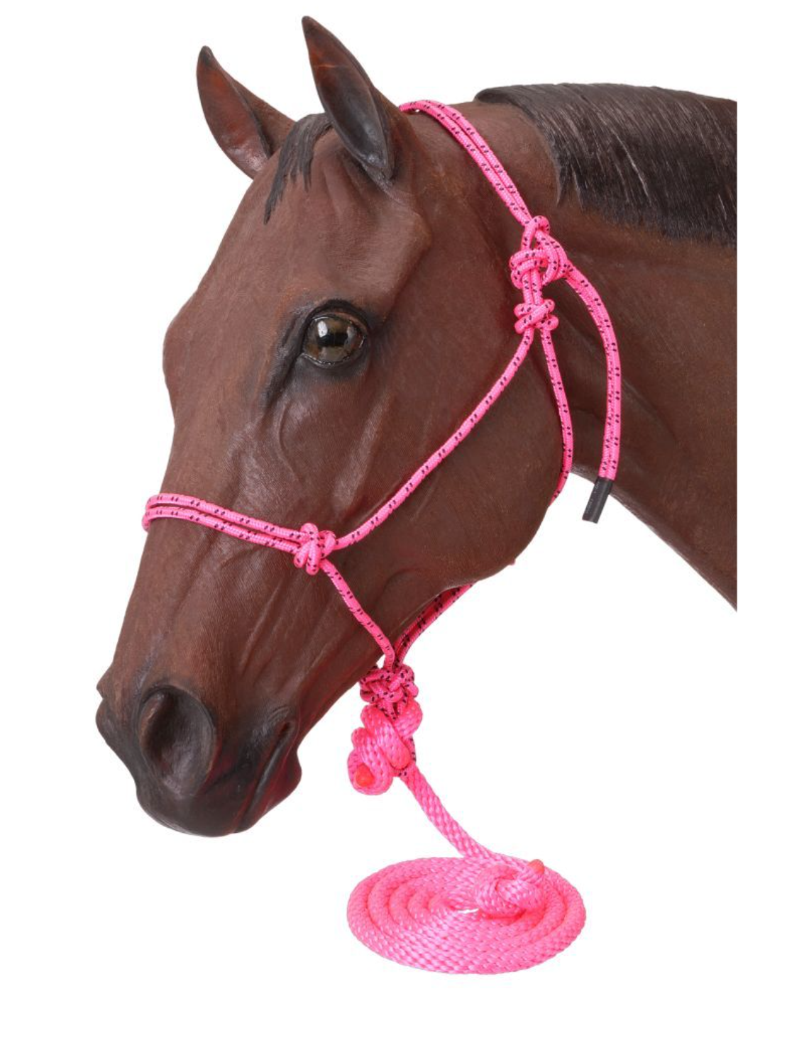 Poly Rope Tied Halter with Lead