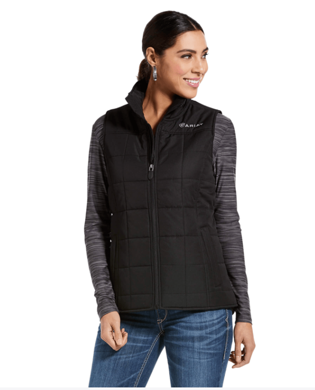 Ariat Women's Crius Insulated Vest, Black
