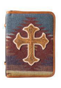Nocona® Fabric Cross Accent Bible Cover