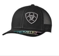 Ariat® Black Logo Offset Ballcap-Youth