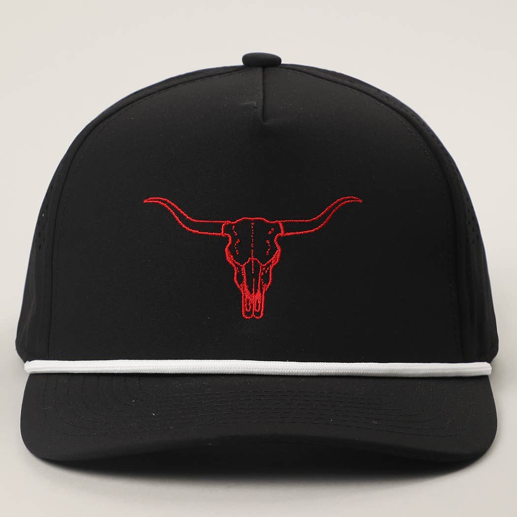 LONG HORN Embroidered Premium Materials Trucker Hat