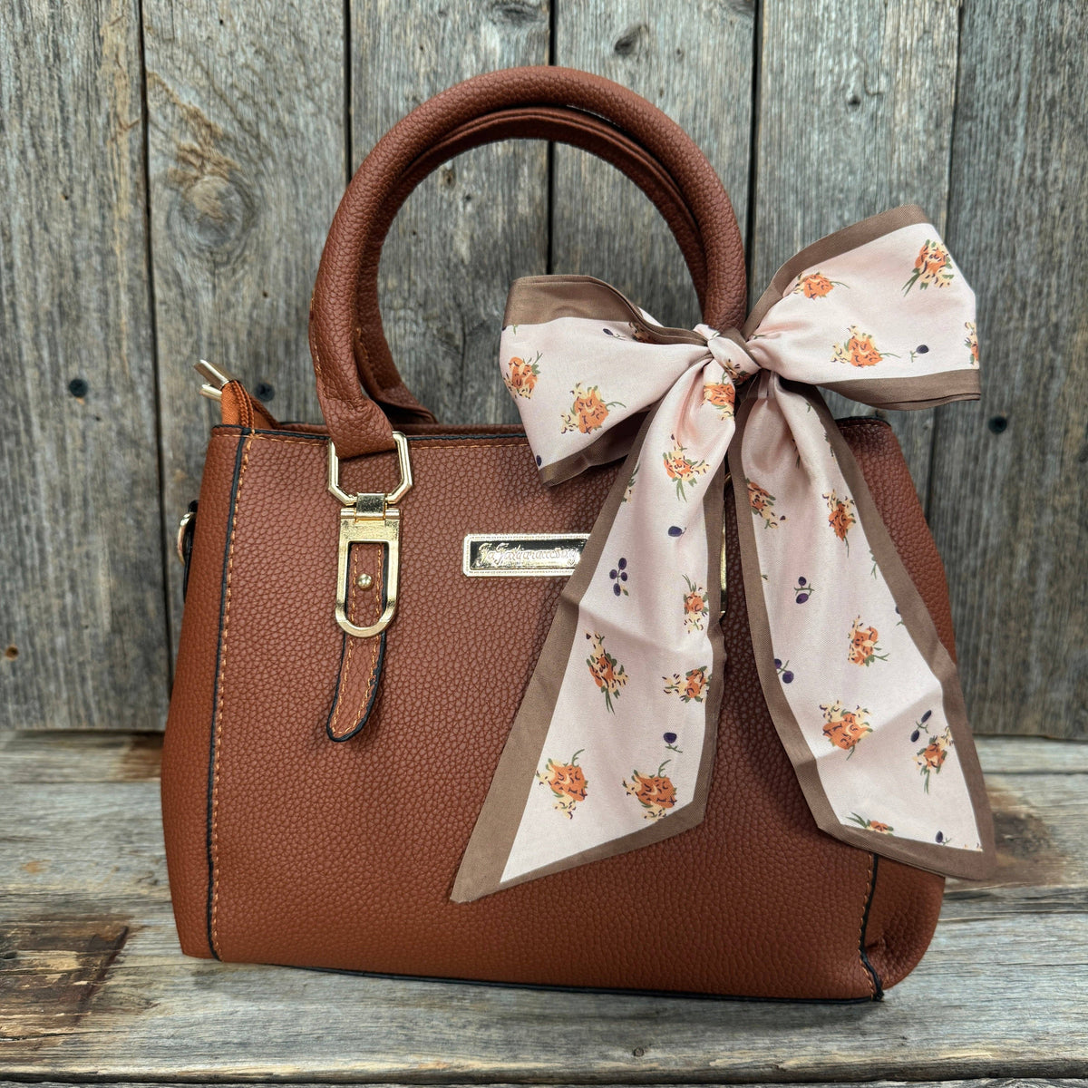 Pink and Tan Skinny Cowgirl Necktie