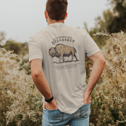 "Be Strong and Steadfast"-Men's T-Shirt