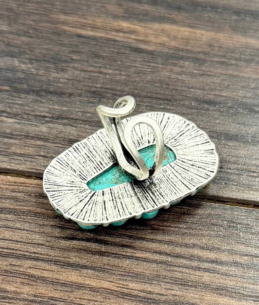 Turquoise Adjustable Ring