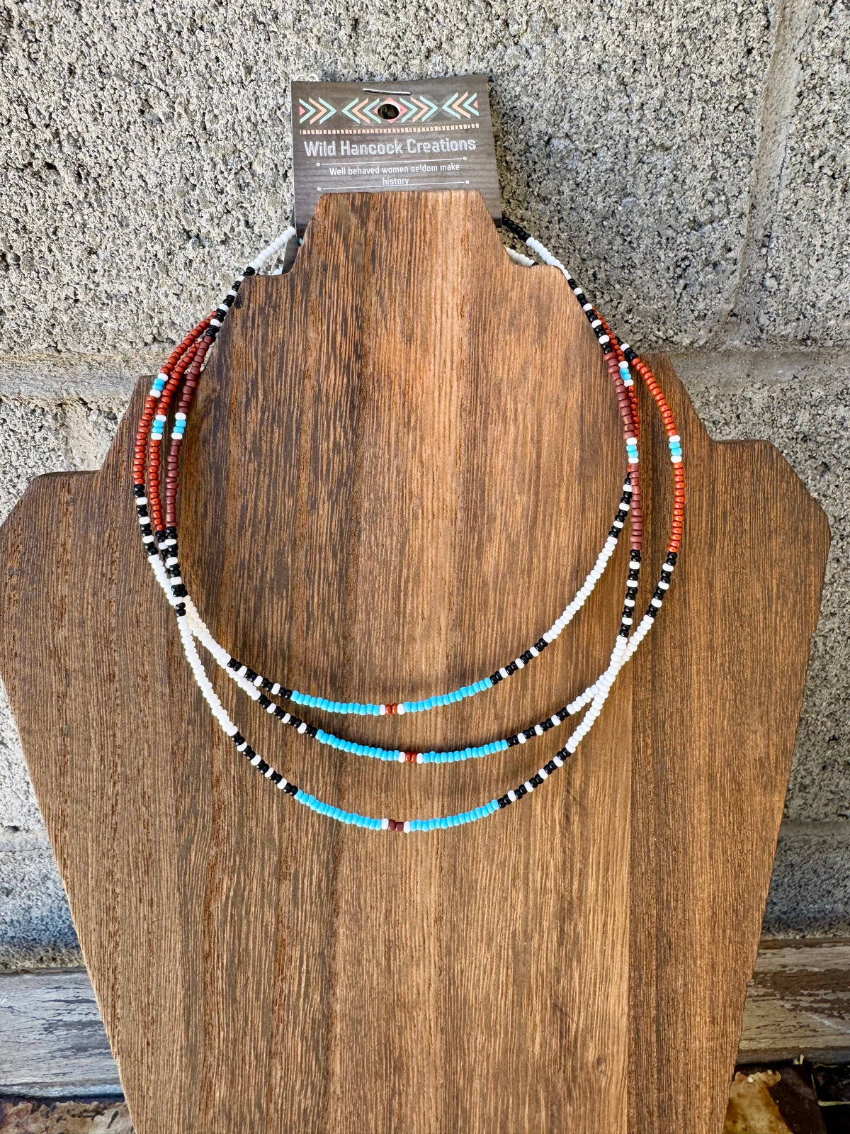 Santa Fe Western Choker Seed Bead Jewelry