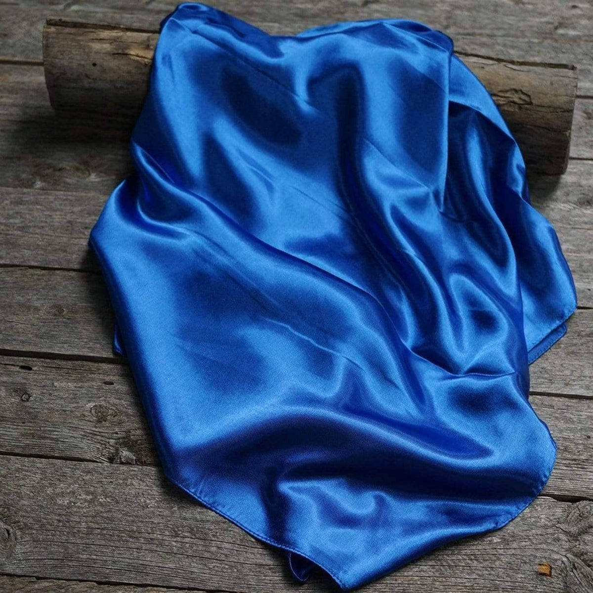 Solid Electric Blue  Wild Rag