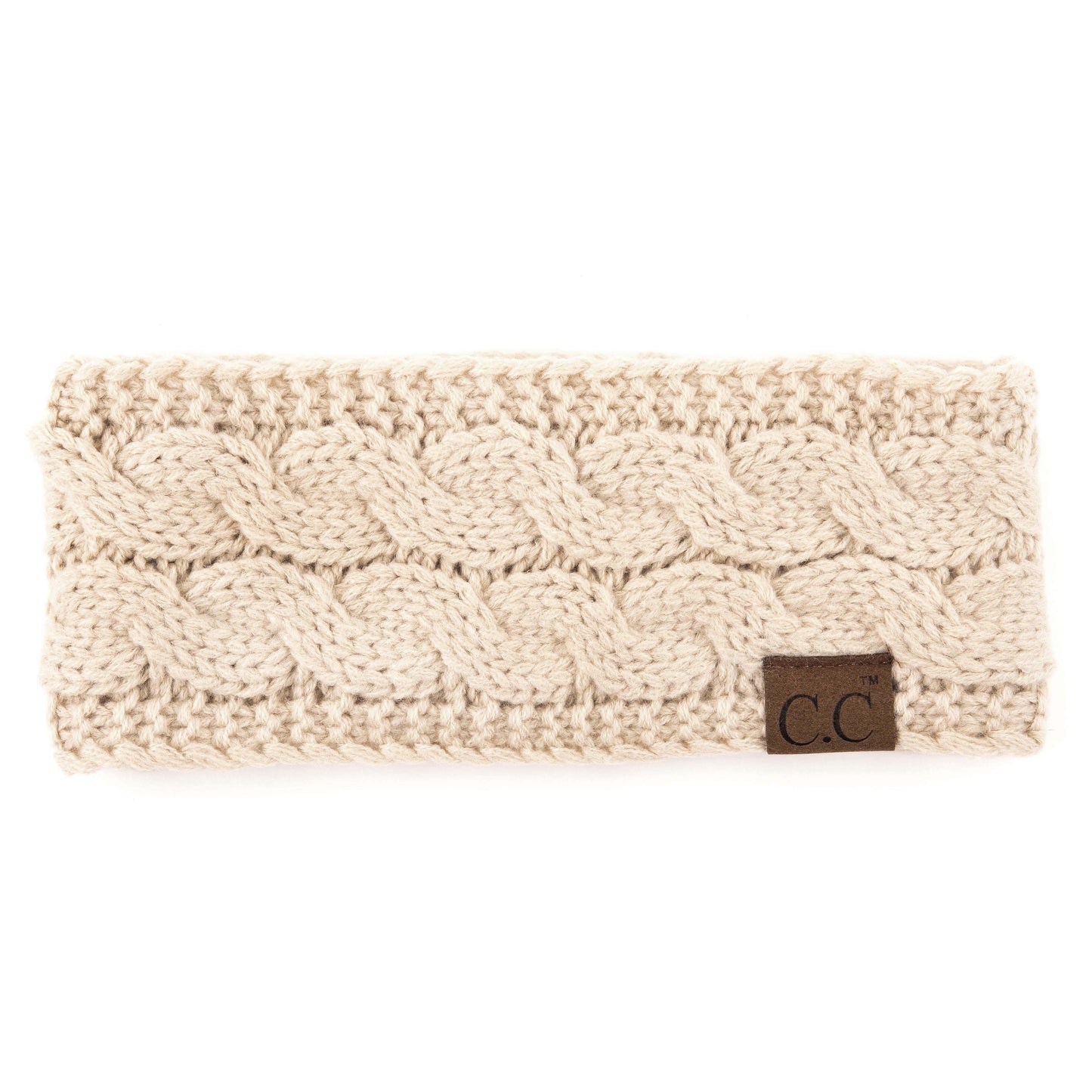 CC Cable Knit Lined Headwrap