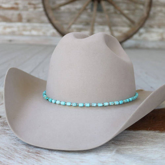 Chunky Turquoise Stone Hat Band